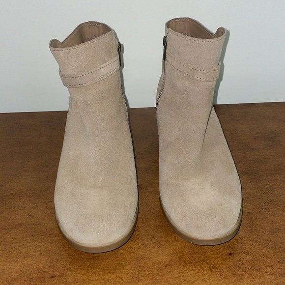 Koolaburra By Ugg Womens Erena Ankle Booties Brown Block Heels Zip Buckle Sz 10 - Picture 3 of 15